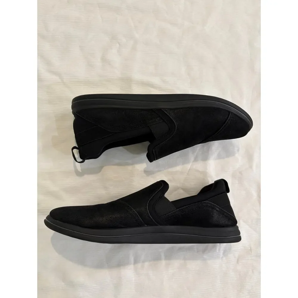 Clarks Cloudsteppers Slip-On Shoes Women’s 11 M Black Breeze Dawn Black